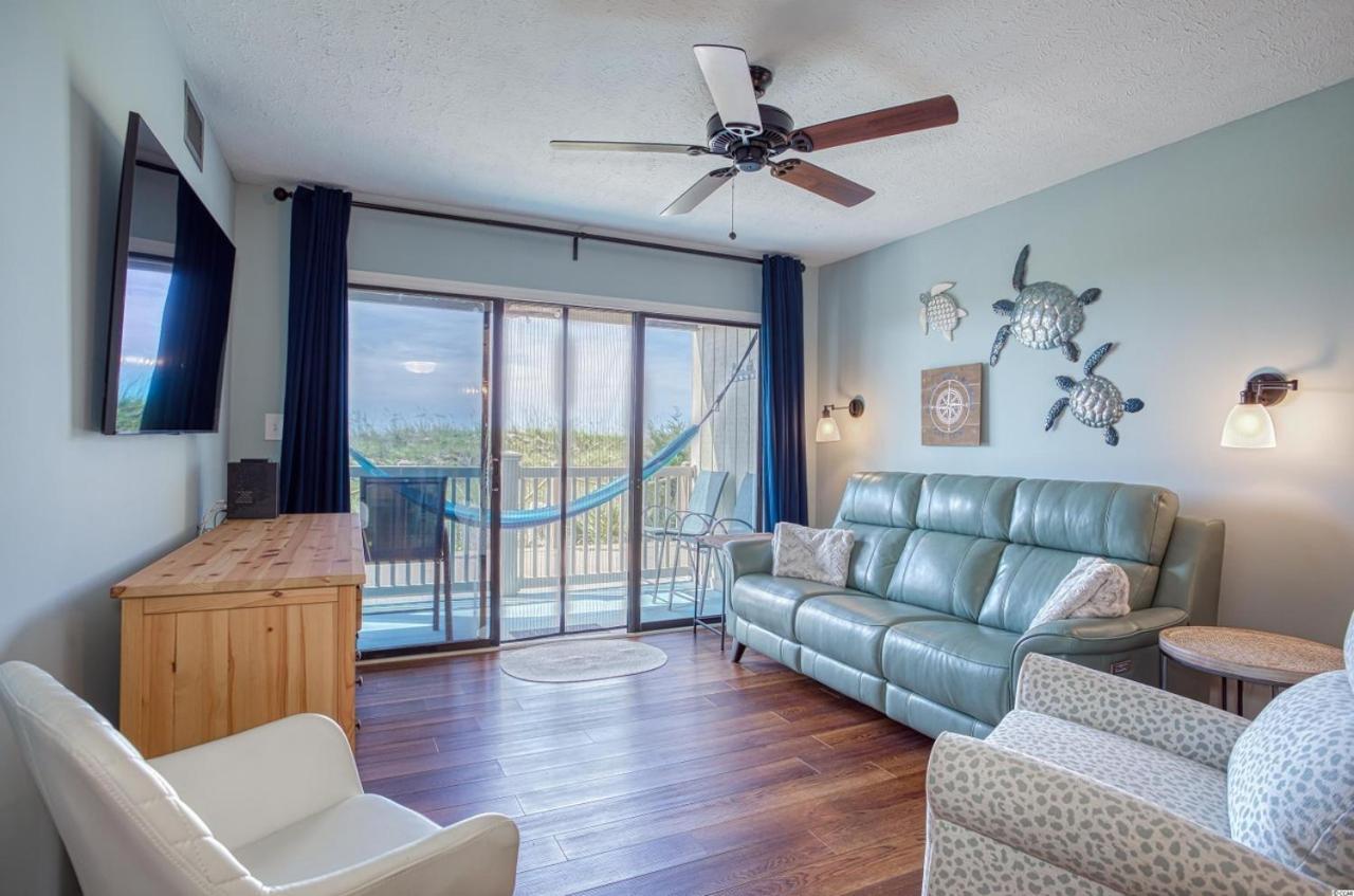 Beautiful Beachfront-Oceanfront First Floor 2Br 2Ba Condo In Cherry Grove, North Myrtle Beach! Renovated With A Fully Equipped Kitchen, 3 Separate Beds, Pool, Private Patio & Steps To The Sand! 외부 사진